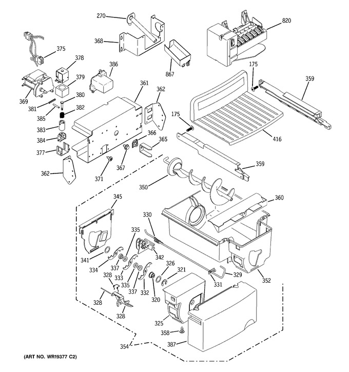 Diagram for PSG25SGMHCBS