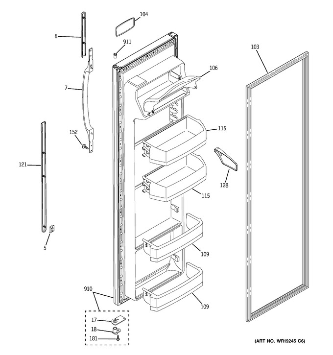 Diagram for ESH25XGRBCC