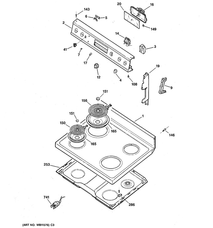 Diagram for JBS16GV3