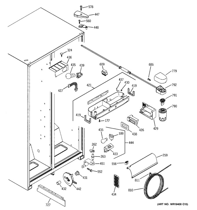 Diagram for ESH25XGPDWW