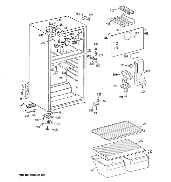 Diagram for HTH15BBRFLCC