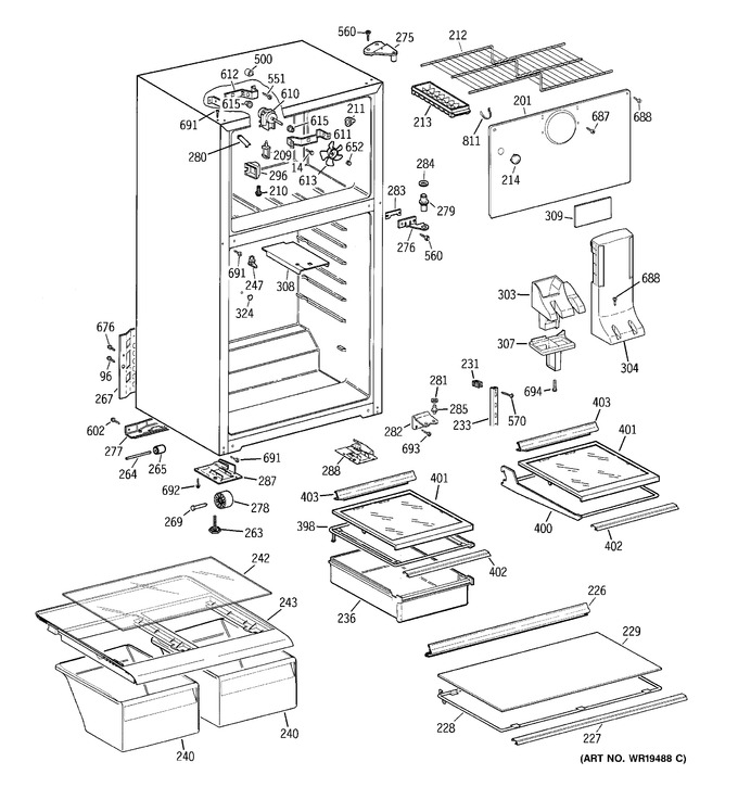 Diagram for GTT18HBRERWW