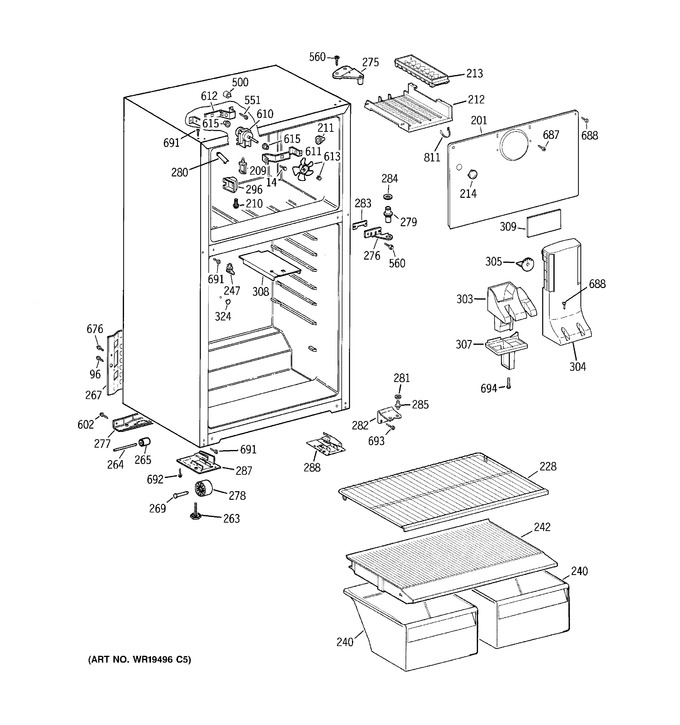 Diagram for GTR18BBRERWW