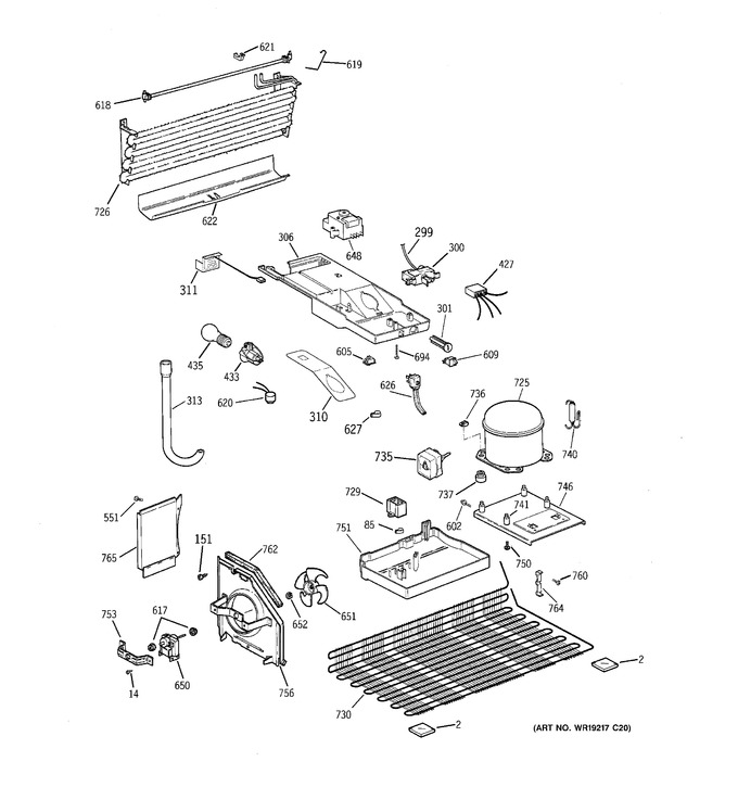 Diagram for GTT15HBRFRWW