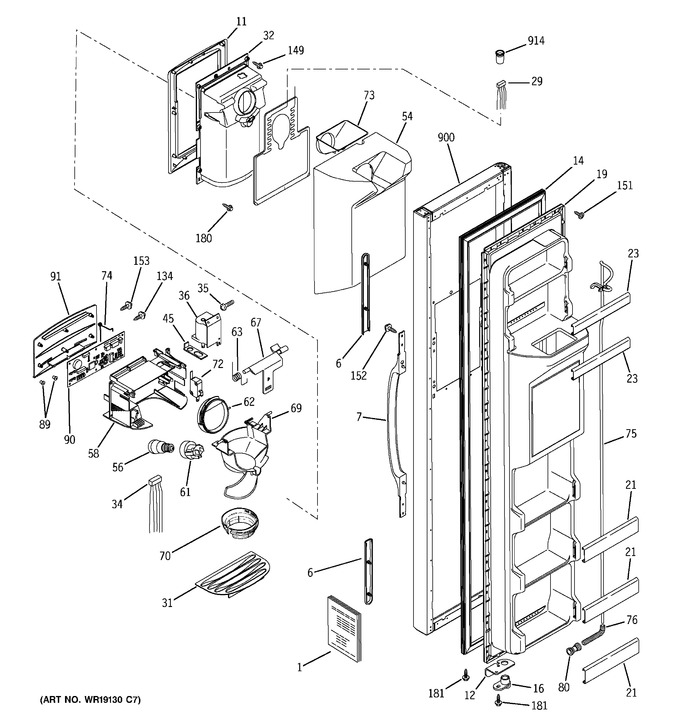 Diagram for RSG25IEMDFWW