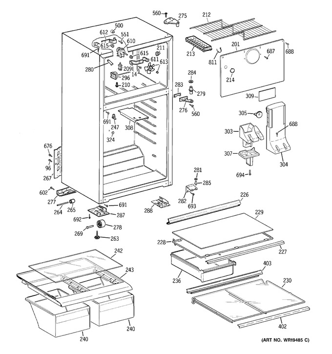 Diagram for GTS18GBRERWW