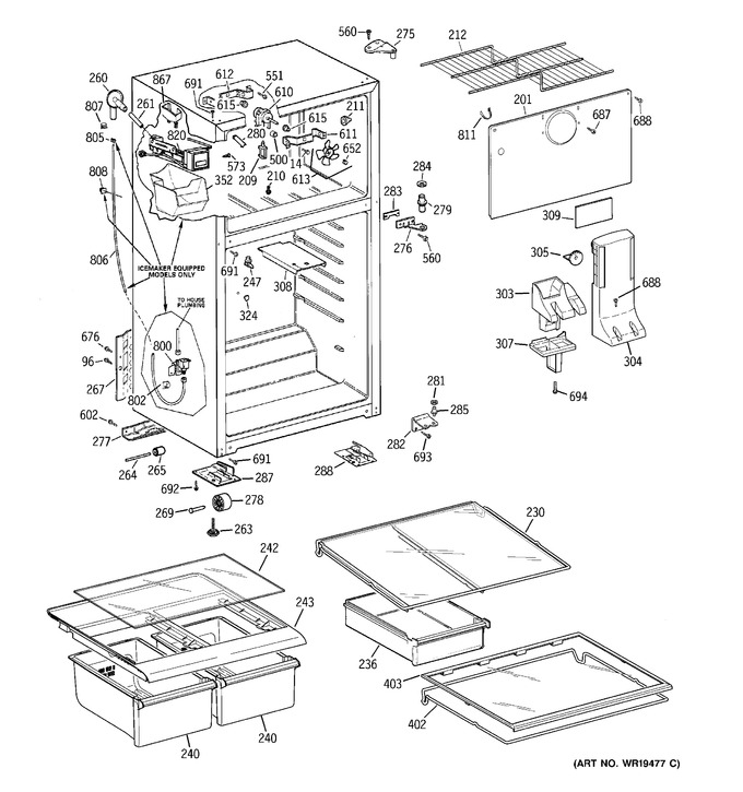 Diagram for GTS18QCRFRWW