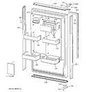 Diagram for 1 - Freezer Door