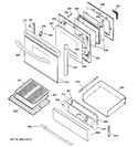 Diagram for 4 - Door & Drawer Parts