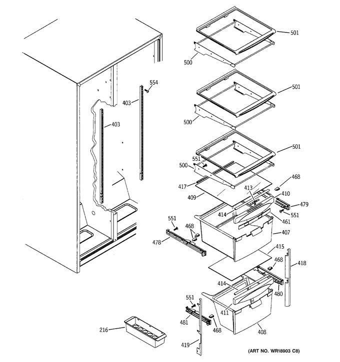 Diagram for GSG22KEPDFWW