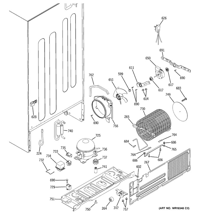 Diagram for HTS22GBPARWW