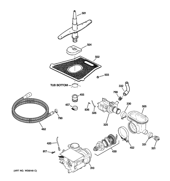 Diagram for EDW3000G02BB