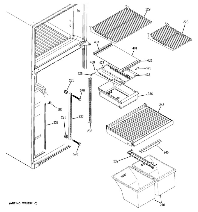 Diagram for GTS18DCPDRWW