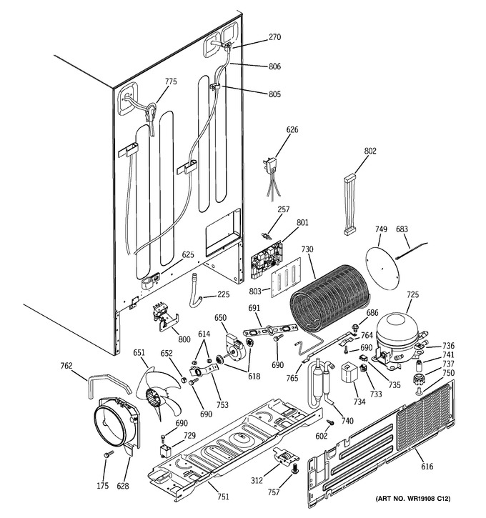 Diagram for PSR26UHPBBB