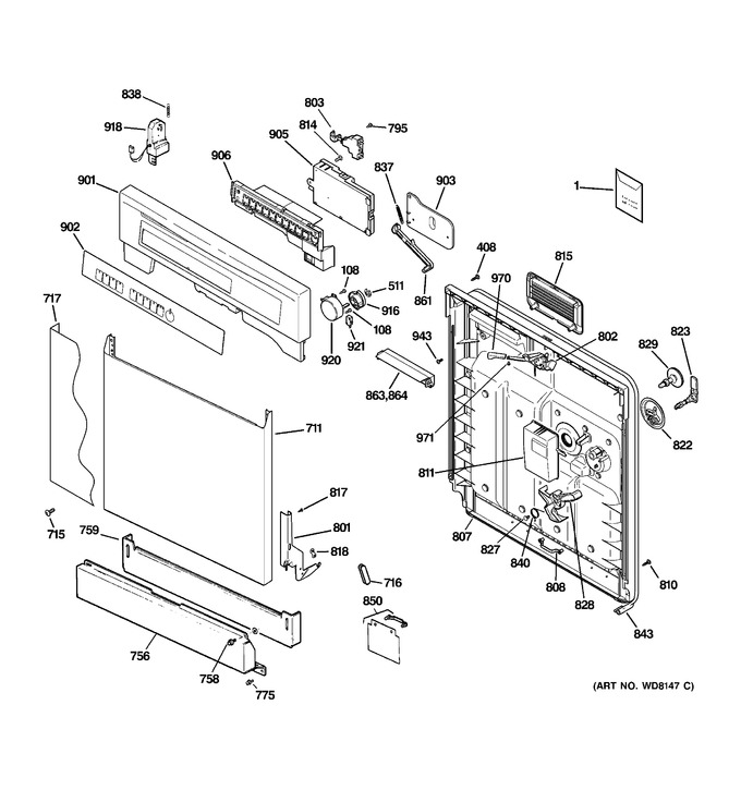 Diagram for EDW3000G03BB