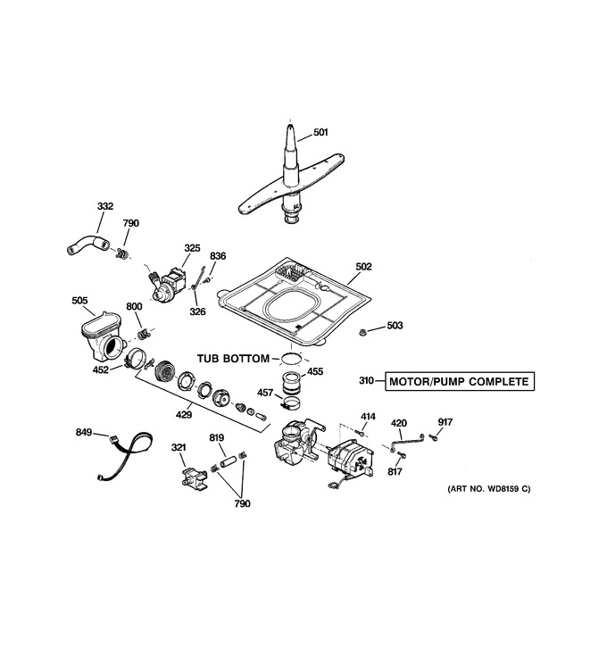 Diagram for GSD5700G03WW