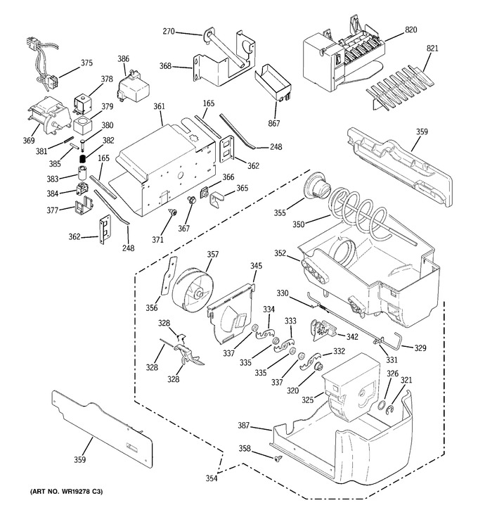 Diagram for PCT23MGPBWW