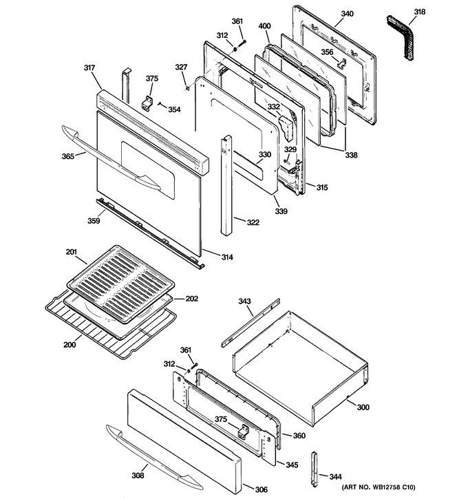 Diagram for JGB905CEF3CC