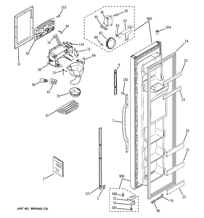 Diagram for GSH25VGRECC