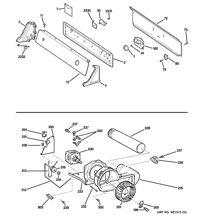 Diagram for DVLR223EE0WW