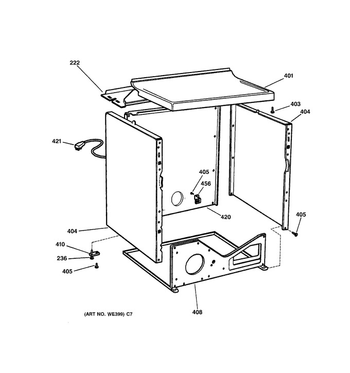 Diagram for DVLR223GE0WW