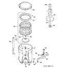 Diagram for 3 - Tub, Basket & Agitator