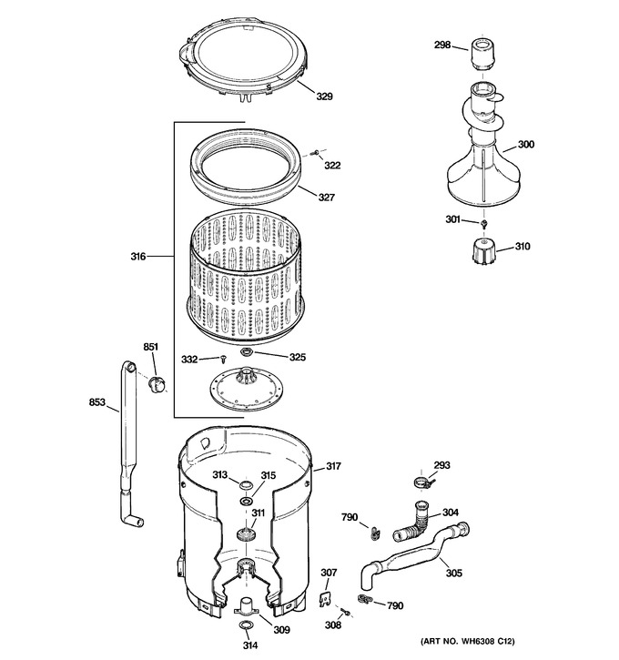 Diagram for WWRE6260D1WW