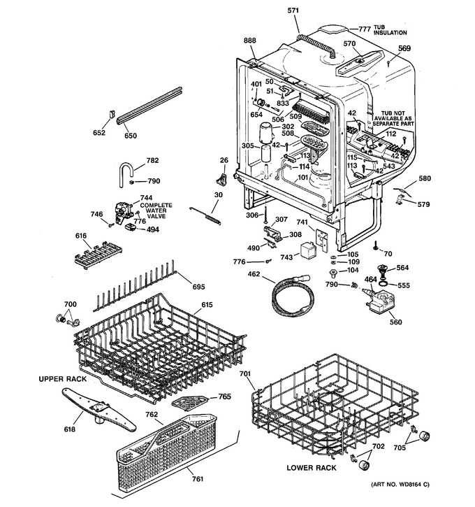 Diagram for EDW3000G01CC