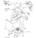 Diagram for 4 - Washer Lower Cabinet & Top