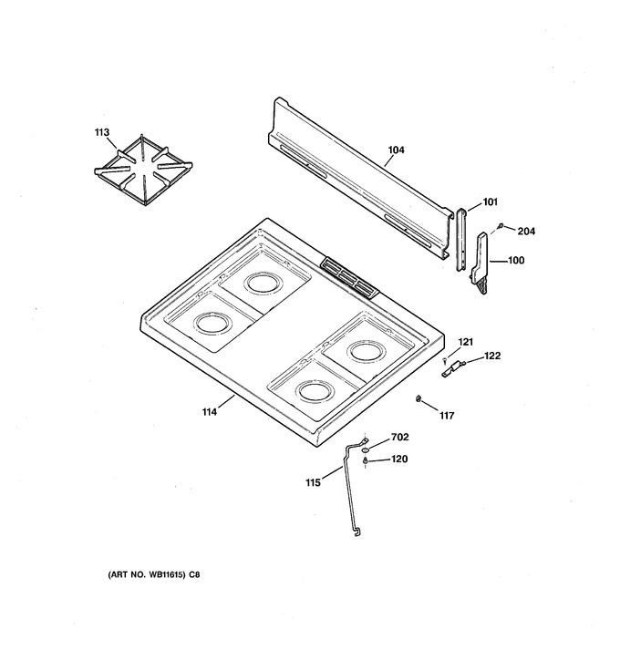 Diagram for RGB508PPH2AD