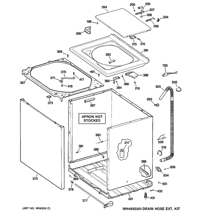 Diagram for VWSR4150D5WW