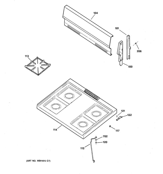 Diagram for RGB523PPH2WH