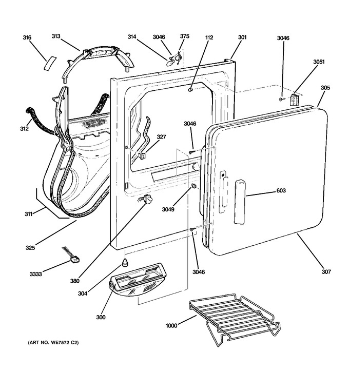 Diagram for DPSB613GD1WW