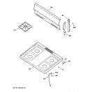 Diagram for 2 - Control Panel & Cooktop