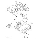 Diagram for 2 - Control Panel & Cooktop