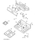 Diagram for 2 - Control Panel & Cooktop