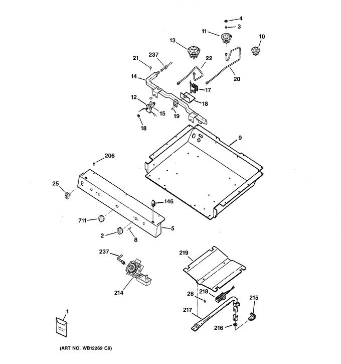 Diagram for RGB533WEH3WW