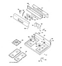 Diagram for 2 - Control Panel & Cooktop