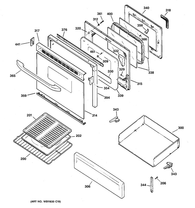 Diagram for JGBP31WEH2WW