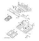 Diagram for 2 - Control Panel & Cooktop