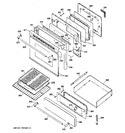 Diagram for 4 - Door & Drawer Parts