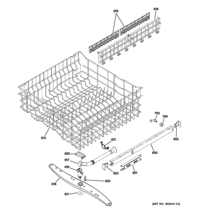 Diagram for PDW8510J03WW