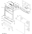 Diagram for 1 - Escutcheon & Door Assembly