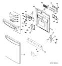 Diagram for 1 - Escutcheon & Door Assembly