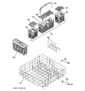 Diagram for 4 - Lower Rack Assembly