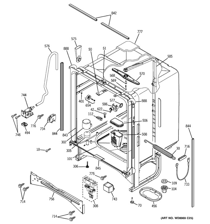 Diagram for PDW7880J03SS