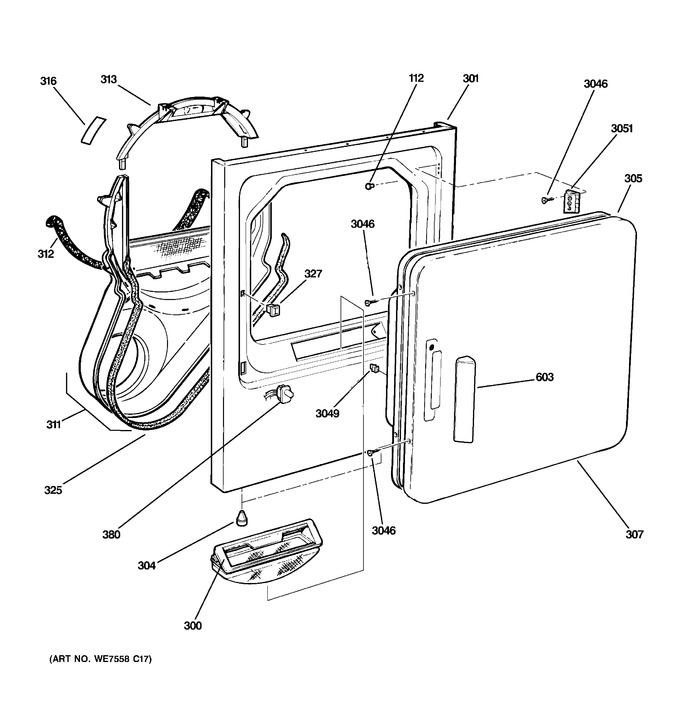 Diagram for DX2300GE1WW