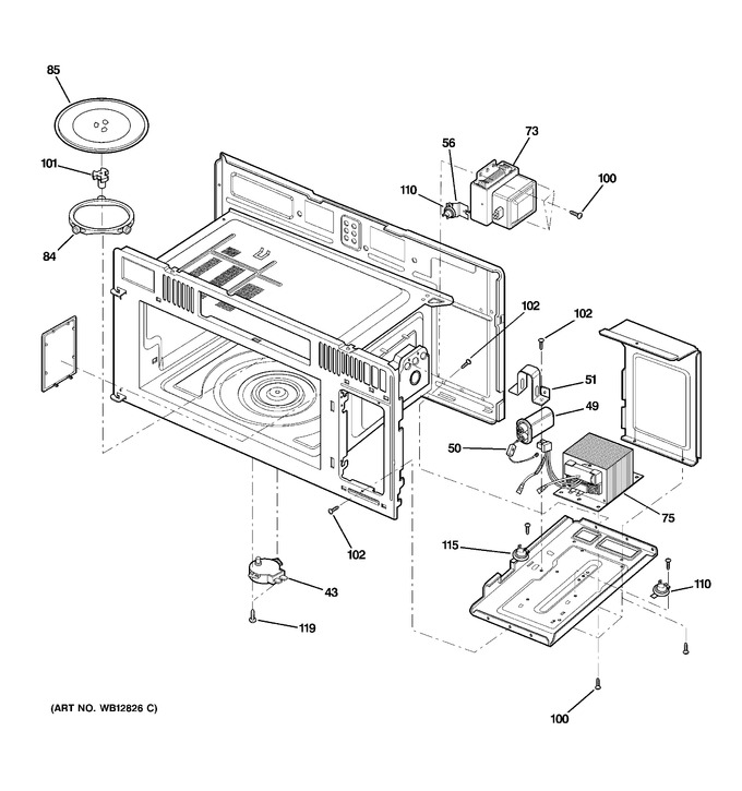 Diagram for JVM1630WH001