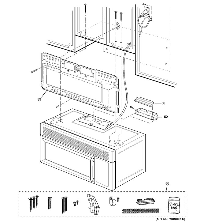 Diagram for JVM1630WH002