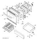 Diagram for 4 - Door & Drawer Parts